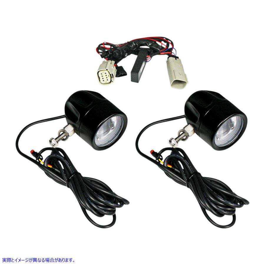 取寄せ ProbeamRLEDハローフォグランプ カスタムダイナミクス LED Fog Light - Trike - Black PB-FOG-TKE-B 20012203