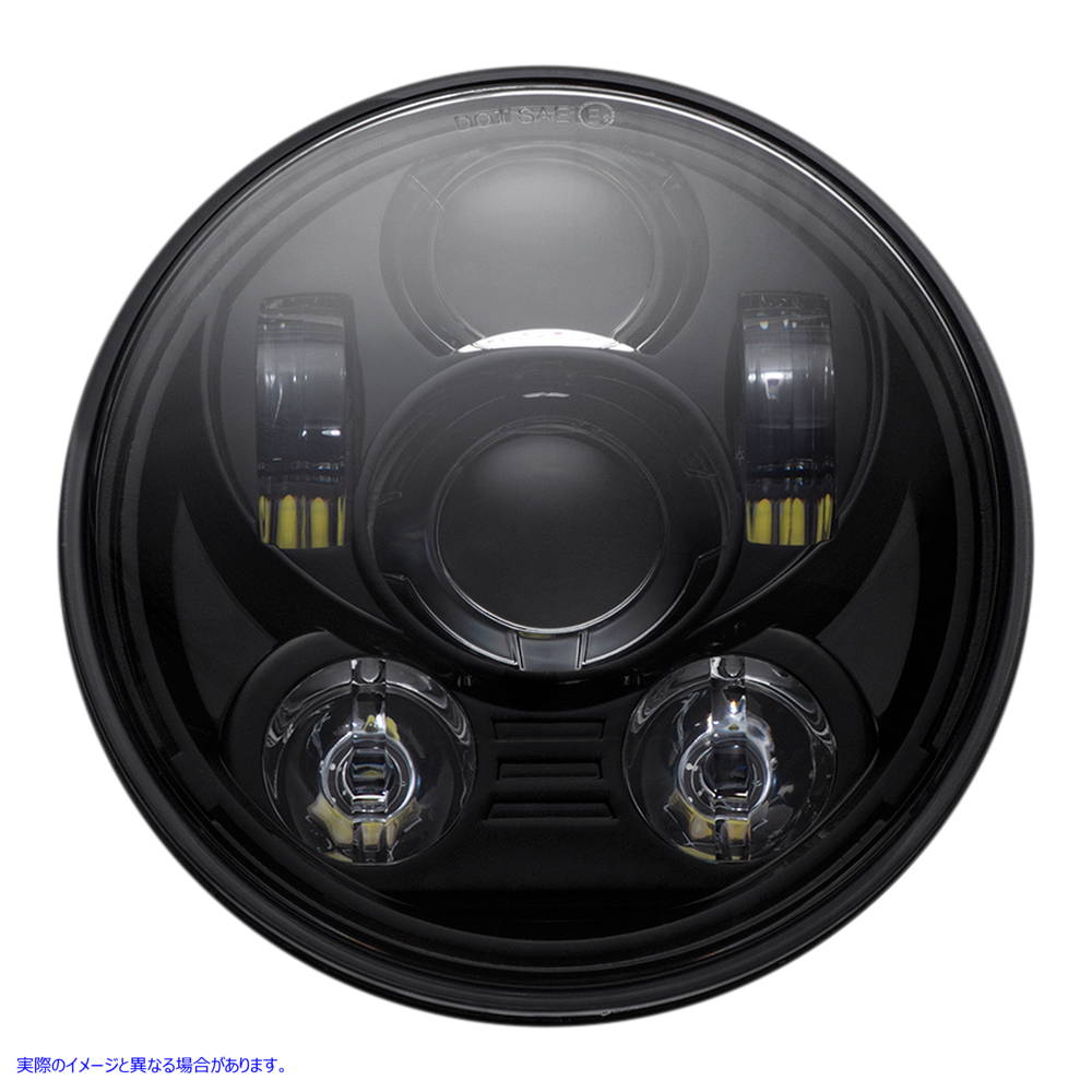 取寄せ 5.75 LEDヘッドランプ カスタムダイナミクス Headlamp - 5.75 - LED - Black CD-575-B 20012378