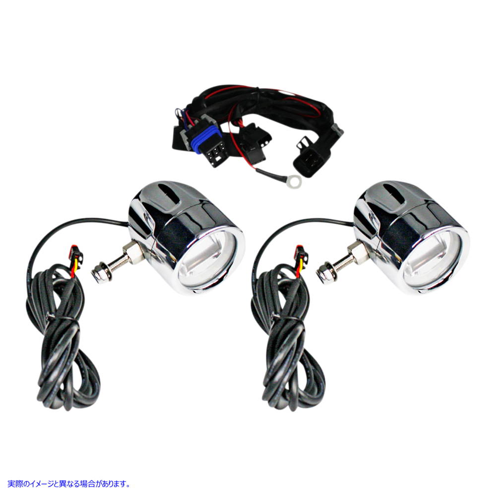 取寄せ ProbeamRLEDハローフォグランプ カスタムダイナミクス Fog Light - Chrome PB-FOG-CHAL-C 20012490