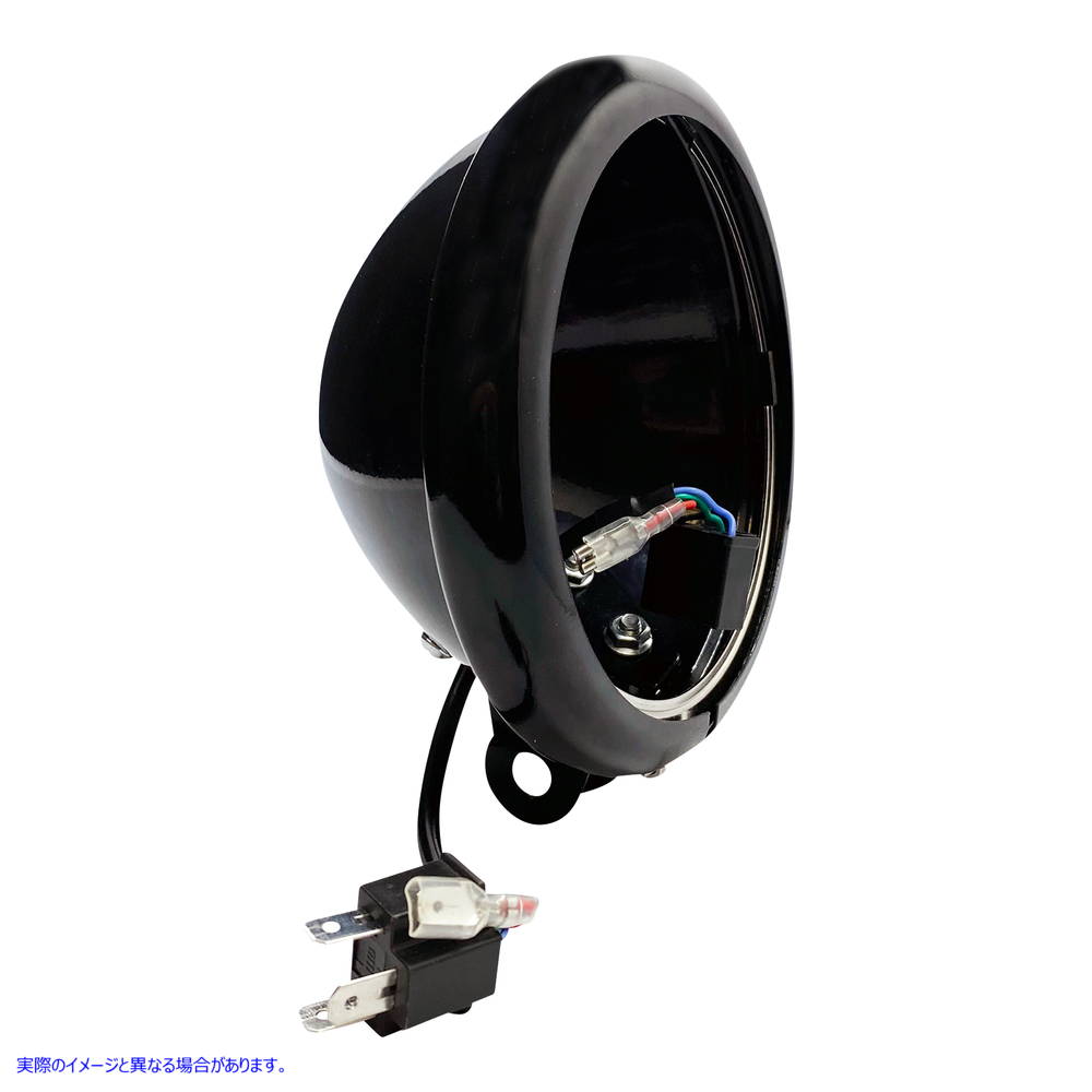 取寄せ ワイヤーアダプター付きのヘッドライトバケット カスタムダイナミクス Headlight Bucket - 5-3/4 - Black CD-18ST-BUCKET 20012599