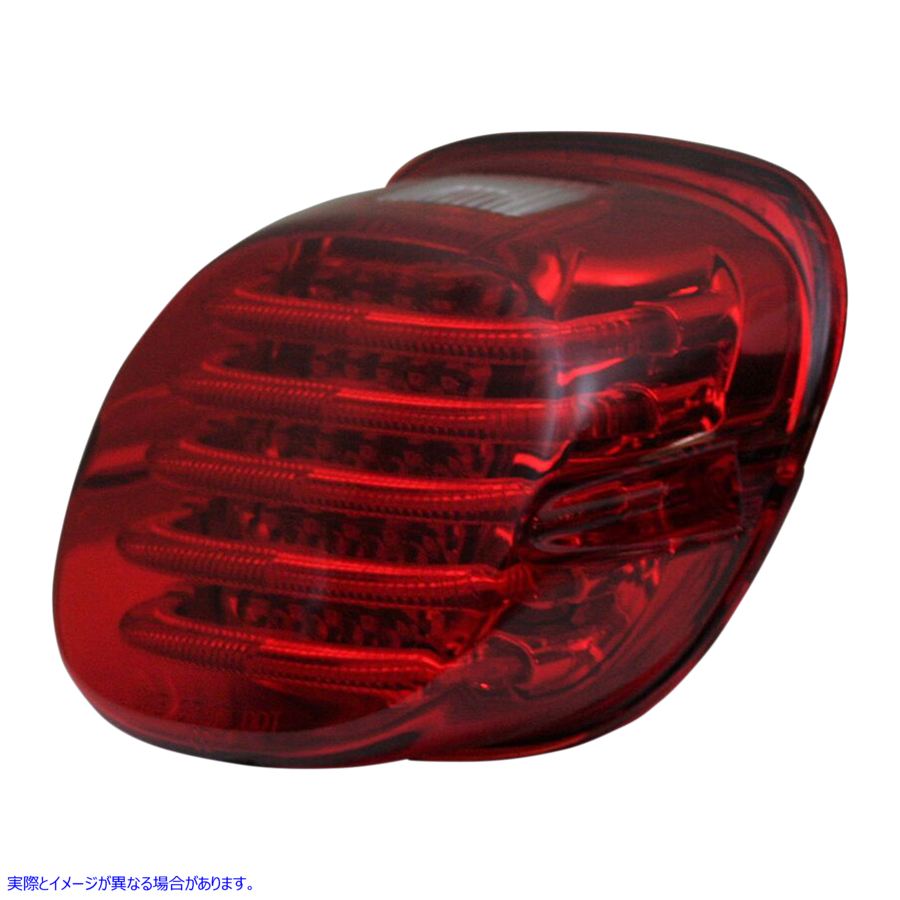 取寄せ ProbeamRLowProfileLED Taillightキット - トップタグライト付き カスタムダイナミクス Taillight - with License Plate Illumination Window - Red PB-TL-LPW-R 20101362