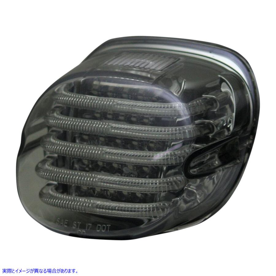 取寄せ ProbeamRLowProfileLED Taillightキット - トップタグライト付き カスタムダイナミクス Taillight - with License Plate Illumination Window - Smoke PB-TL-LPW-S 20101363