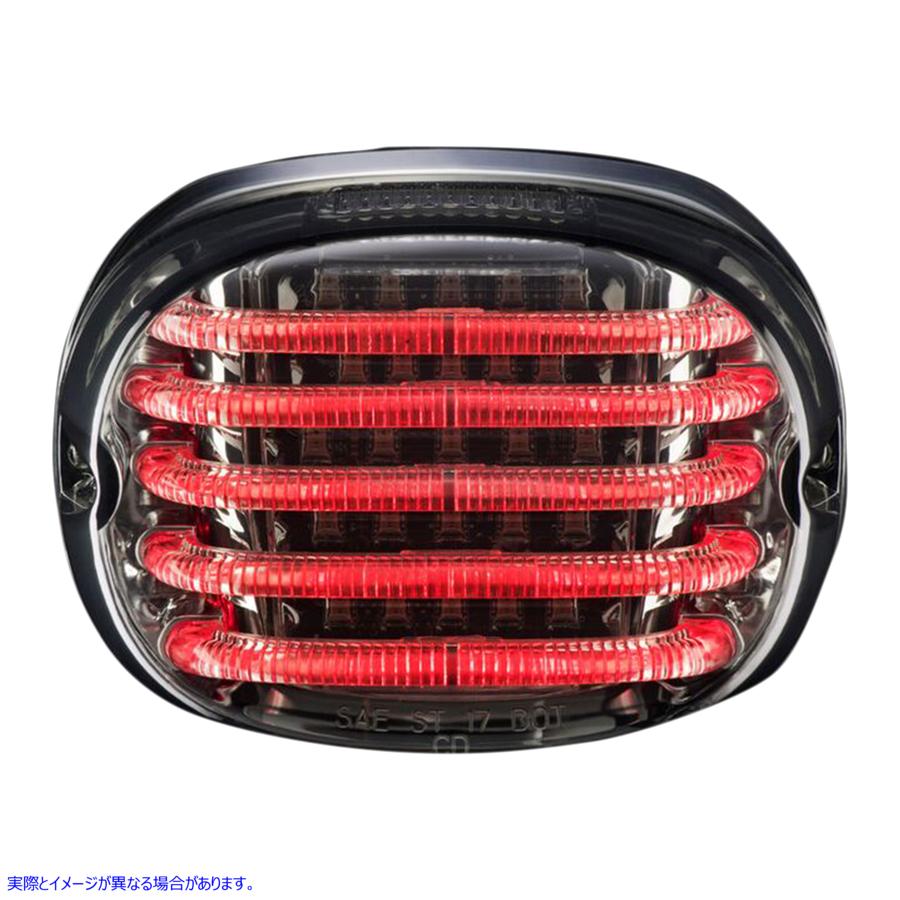 取寄せ ProbeamRスクエアバックLED Taillightキット カスタムダイナミクス Taillight - with License Plate Illumination Window - Smoke PB-TL-SBW-S 20101367