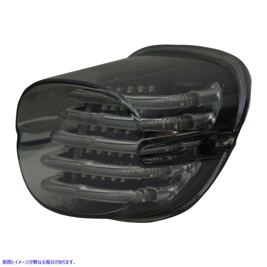 取寄せ ProbeamRスクエアバックLED Taillightキット カスタムダイナミクス Taillight - without License Plate Illumination Window - Smoke PB-TL-SB-S 20101369