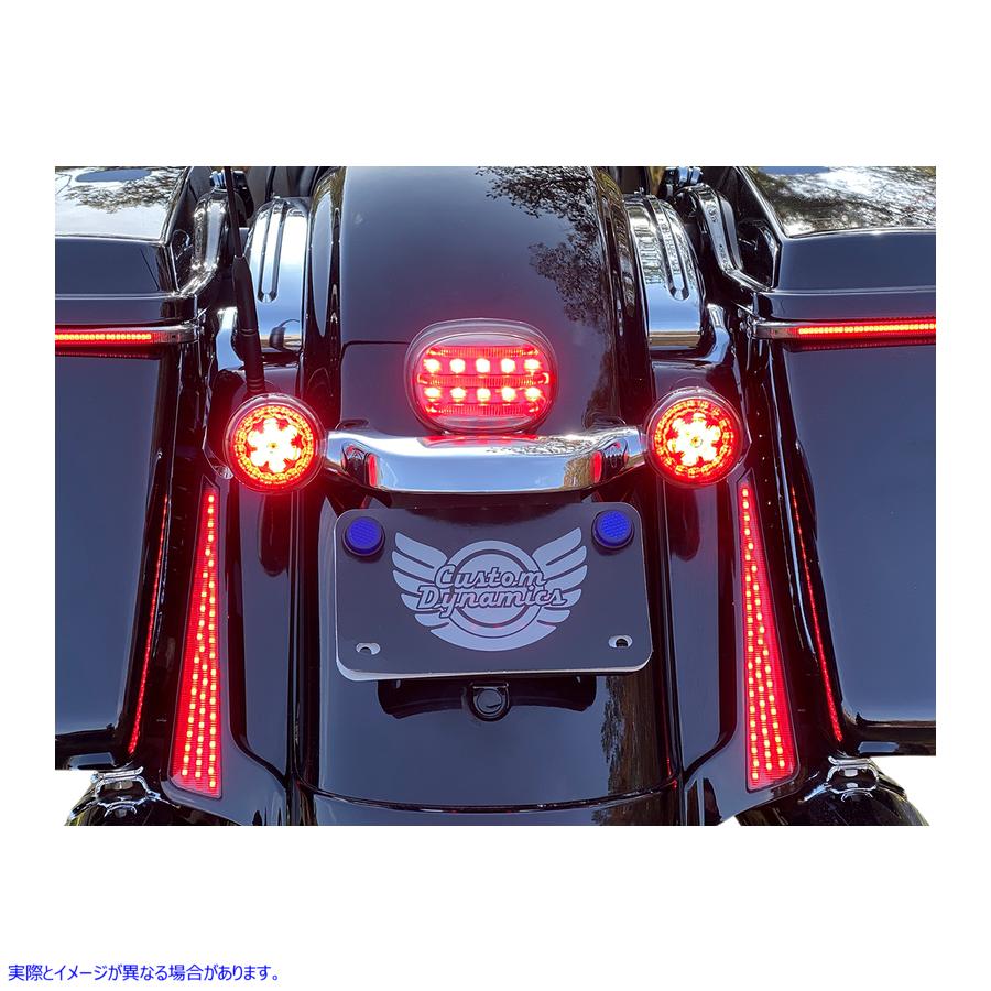 取寄せ probeamRminiアドオンテールライト カスタムダイナミクス ProBEAMR Mini Add-On Tail Light - Red - '14-'24 PB-MINITL-BCM-R 20101401