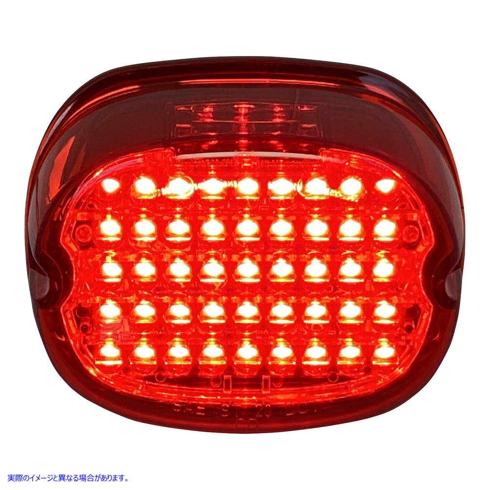 取寄せ ロープロファイルLED Taillight カスタムダイナミクス Taillight - No Window - Red CD-TL-NW-R 20101433