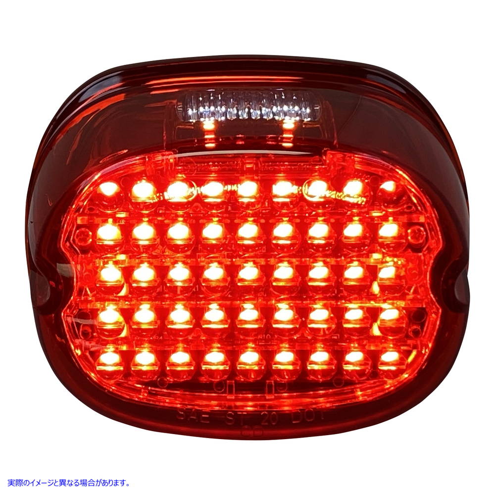 取寄せ ロープロファイルLED Taillight カスタムダイナミクス Taillight - Top Window - Red CD-TL-TW-R 20101435