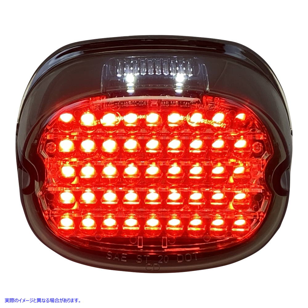 取寄せ ロープロファイルLED Taillight カスタムダイナミクス Taillight - Top Window - Smoke CD-TL-TW-S 20101436