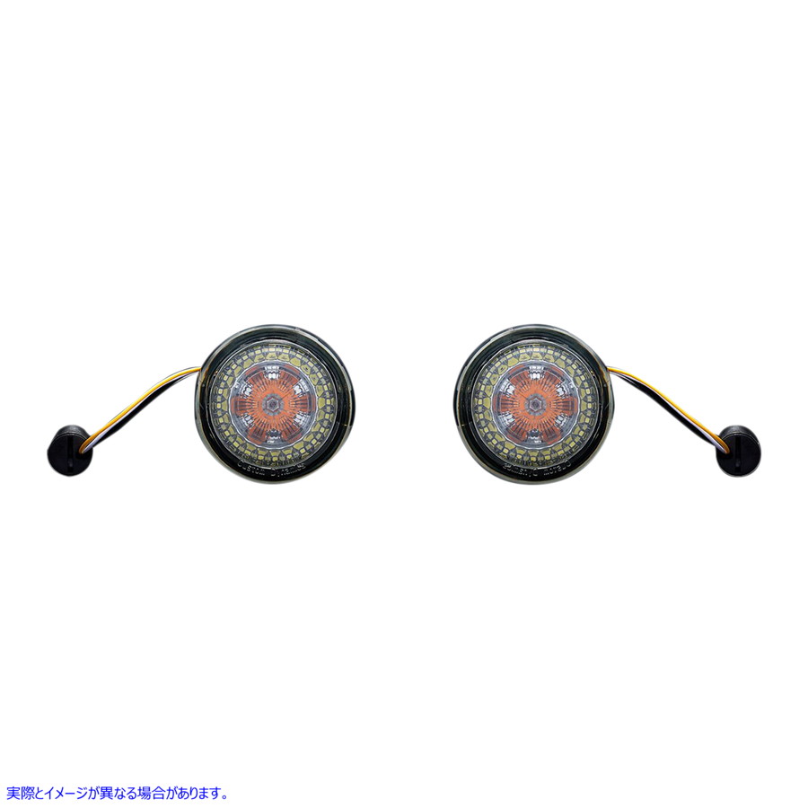 取寄せ ProbeamRAmber/White Dynamic Ringz? カスタムダイナミクス ProBEAMR Dynamic Ringz? Turn Signals - 1157 PB-AW-1157 20201571