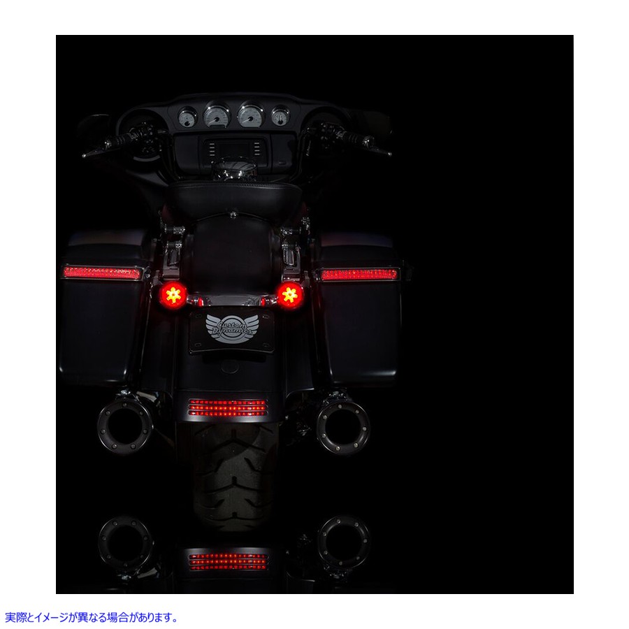 取寄せ ProbeamRREDLEDは、赤いレンズを使用した信号を回します カスタムダイナミクス Rear Turn Signal Insert - 1157 Bases - Red PB-RR-1157 20201573