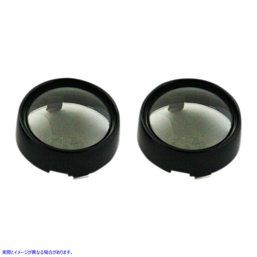 取寄せ ProbeamRBulletTurnシグナル用のベゼル/レンズ カスタムダイナミクス Bullet Signal Lenses - Black/Smoke PB-B-BEZ-BS 20201582