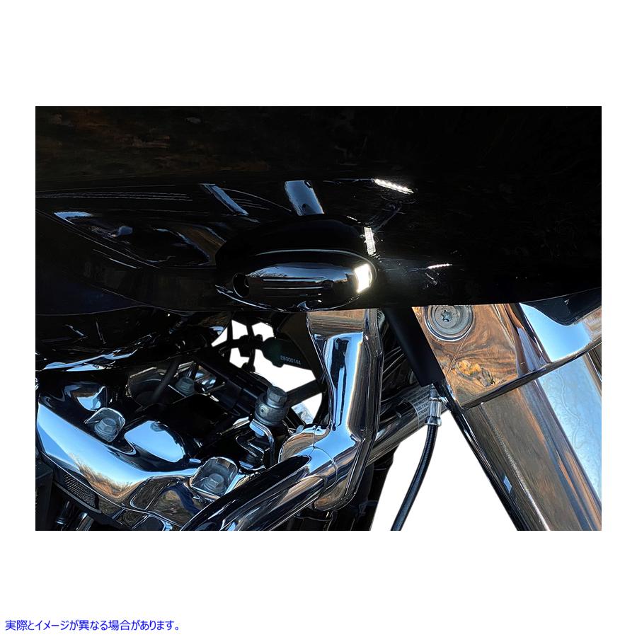 取寄せ Probeam Road Glide Turn Signals カスタムダイナミクス Turn Signal - FLTR - Gloss Black PB-RG-TS-15-B 20201871