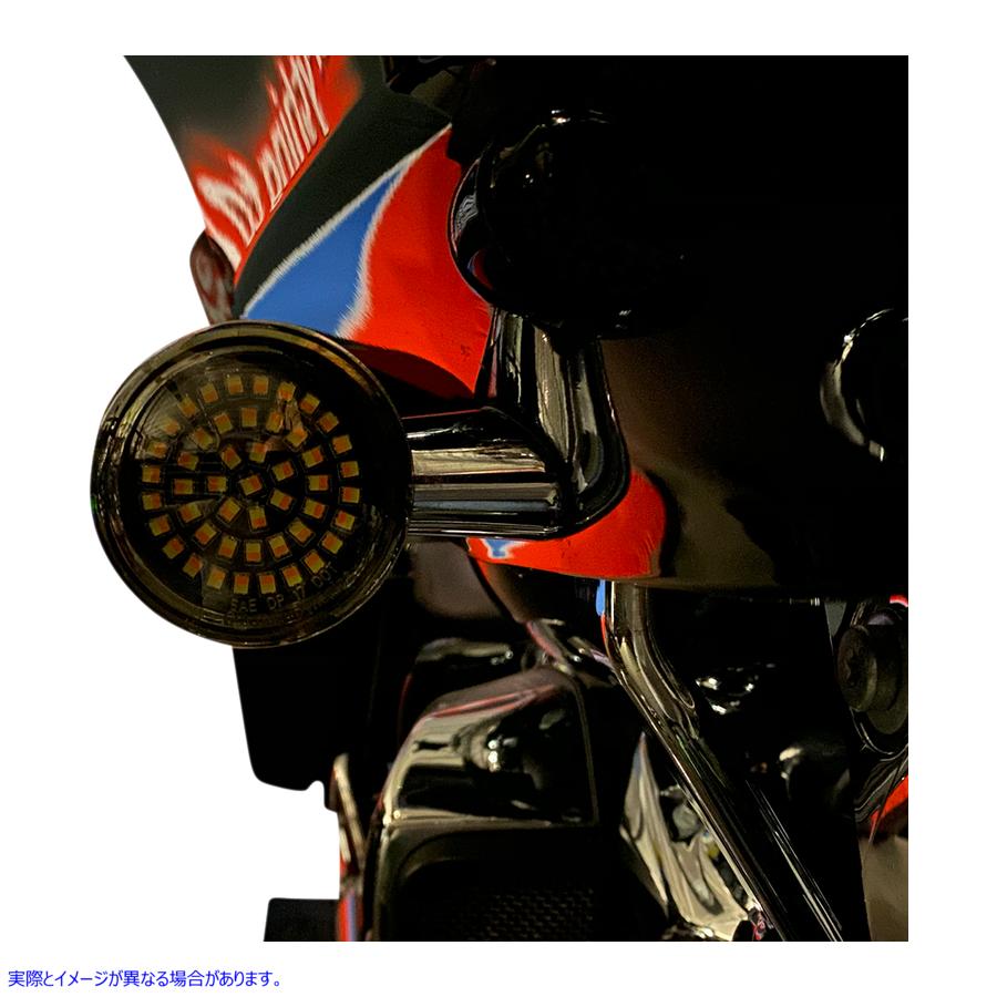 取寄せ GenesisR4Amber/White LEDターン信号インサート カスタムダイナミクス Amber/White LED Turn Signal Inserts GEN-4-AW-1157 20201881