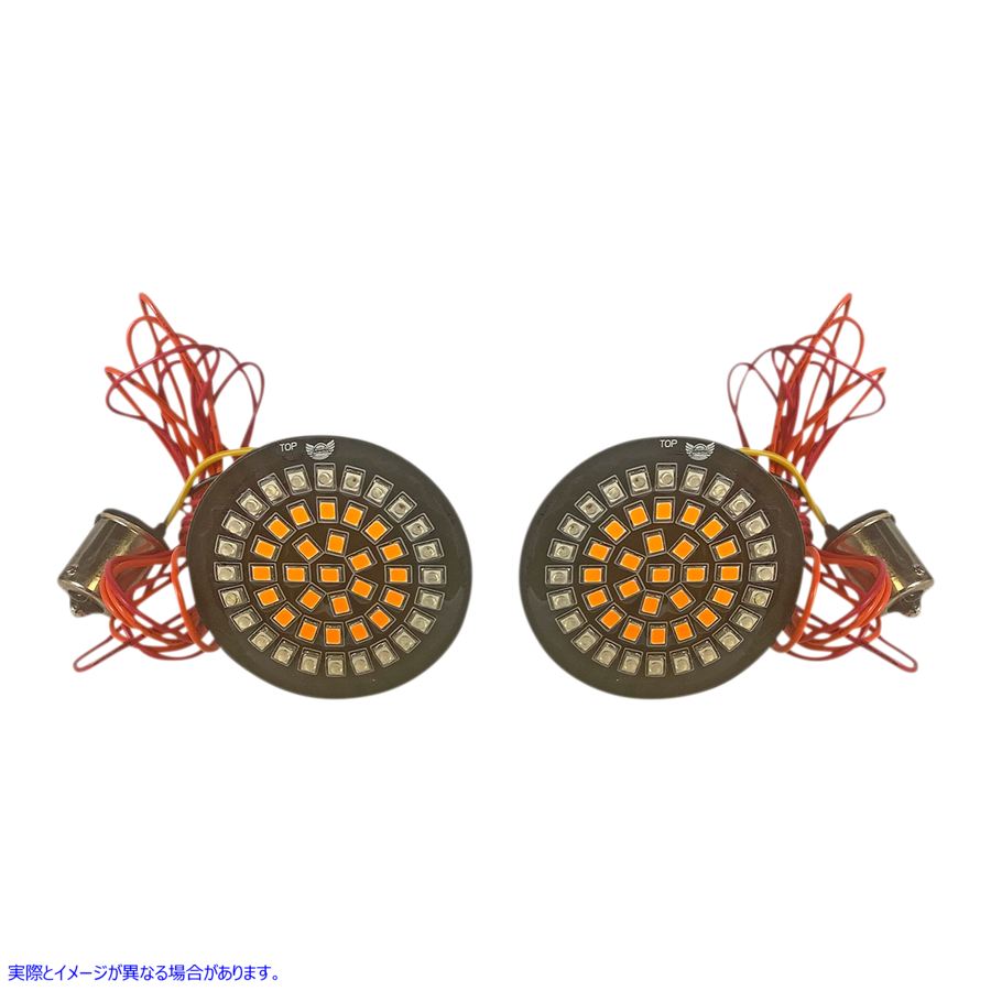 取寄せ Dynamic Clusters2?LEDターン信号インサート カスタムダイナミクス Bullet Rear Turn Signal 1156 - Amber Lens GEN-4-AR2-1156 20201890