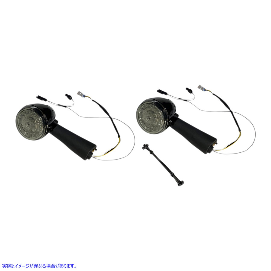 取寄せ ProbeamRRedRing Turn Signal LED カスタムダイナミクス Rear LED Turn Signal Ringz - Smoke - Scout PB-SCOUT-RR-BS 20201912