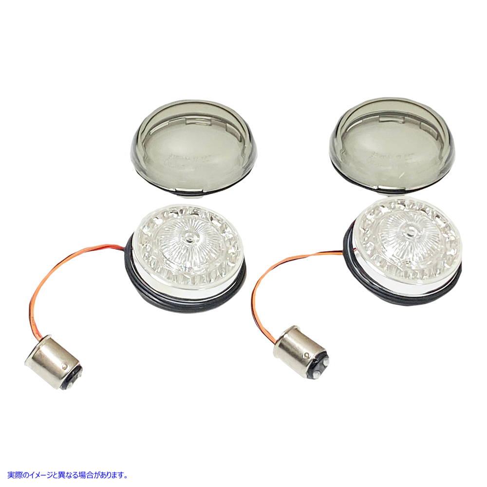 取寄せ ProbeamRリアレッドリングLEDターン信号挿入 カスタムダイナミクス Turn Signal Insert - Red/Smoke PB-RR-57-S 20201980