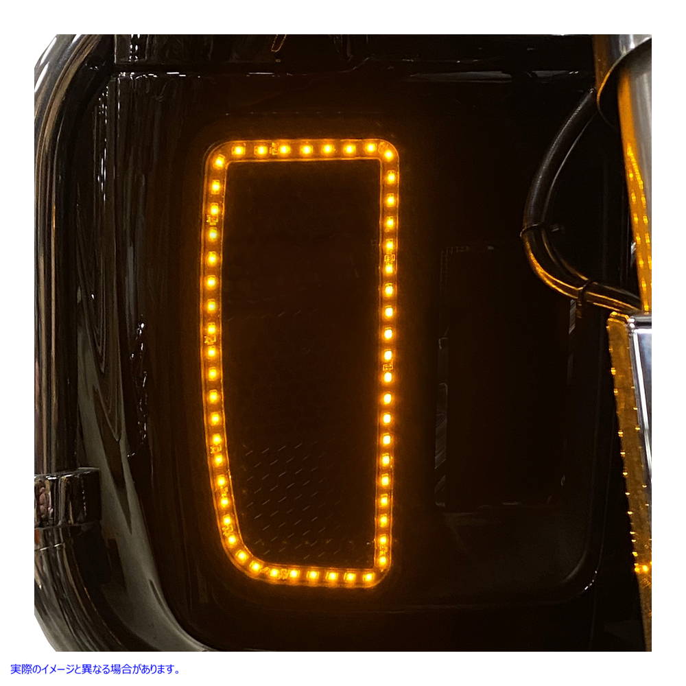 取寄せ 下のフェアリングインサート カスタムダイナミクス LED Light Inserts - Lower Fairing - Amber CD-LF-AA-B 20202135