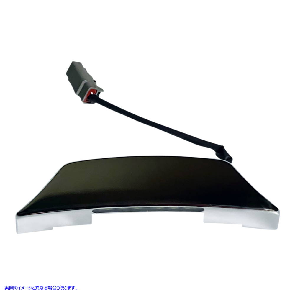 取寄せ CVO?のRADIUSナンバープレートマウントアセンブリのLED交換トップ カスタムダイナミクス LED Replacement Top for License Plate Assembly - CVO - Chrome CD-CVO-LEDTOP-C 20301964