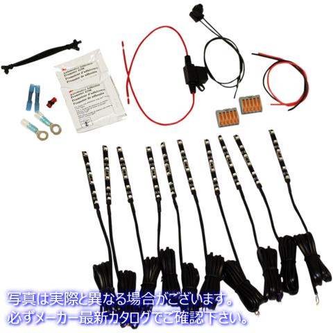 取寄せ MagicFlexR2LEDエンジンキット カスタムダイナミクス Magicflex-R2 Cruiser LED Engine Kit - Blue M2SB1BLUE 20401561