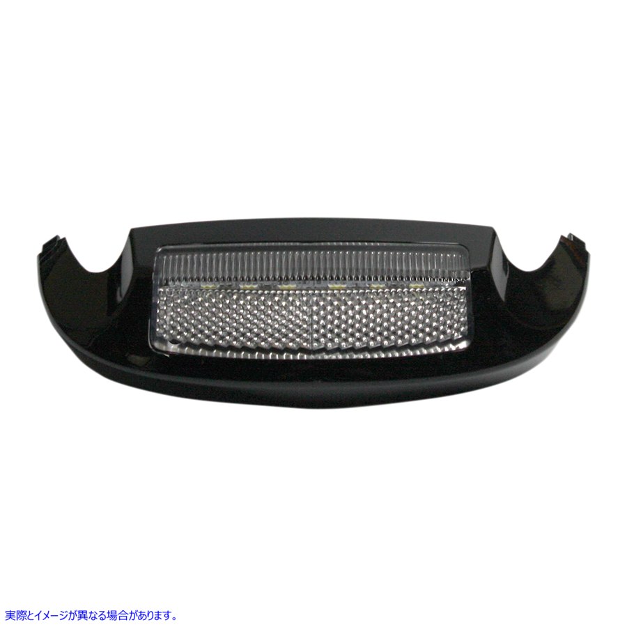 取寄せ フロントLEDフェンダーチップハウジング カスタムダイナミクス LED Front Fender Tip - White LED/Clear Lens - Black GEN-FT-WC-BLK 20401779