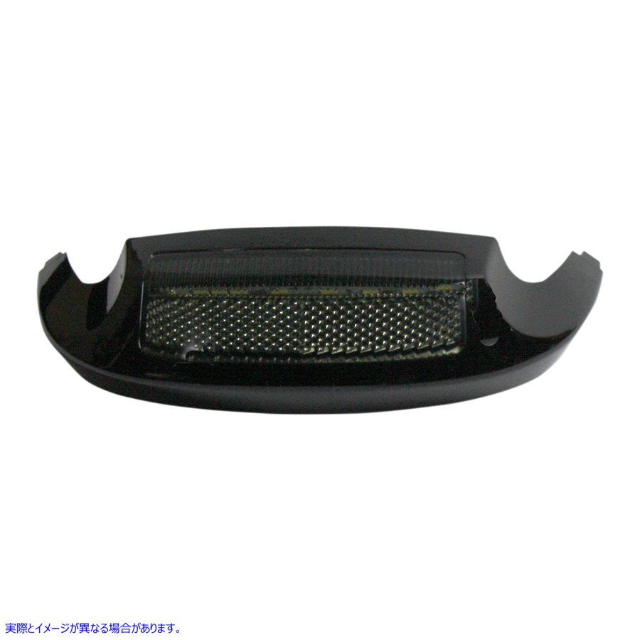 取寄せ フロントLEDフェンダーチップハウジング カスタムダイナミクス LED Front Fender Tip - White LED/Smoke Lens - Black GEN-FT-WS-BLK 20401780