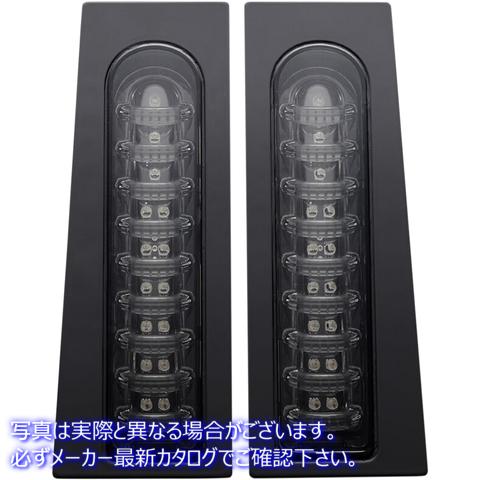 取寄せ ProbeamRFillerzRAddleBagLEDライト カスタムダイナミクス ProBEAMR FillerzR Lights - Smoke - Gloss Black PB-FILL-S-B 20402158
