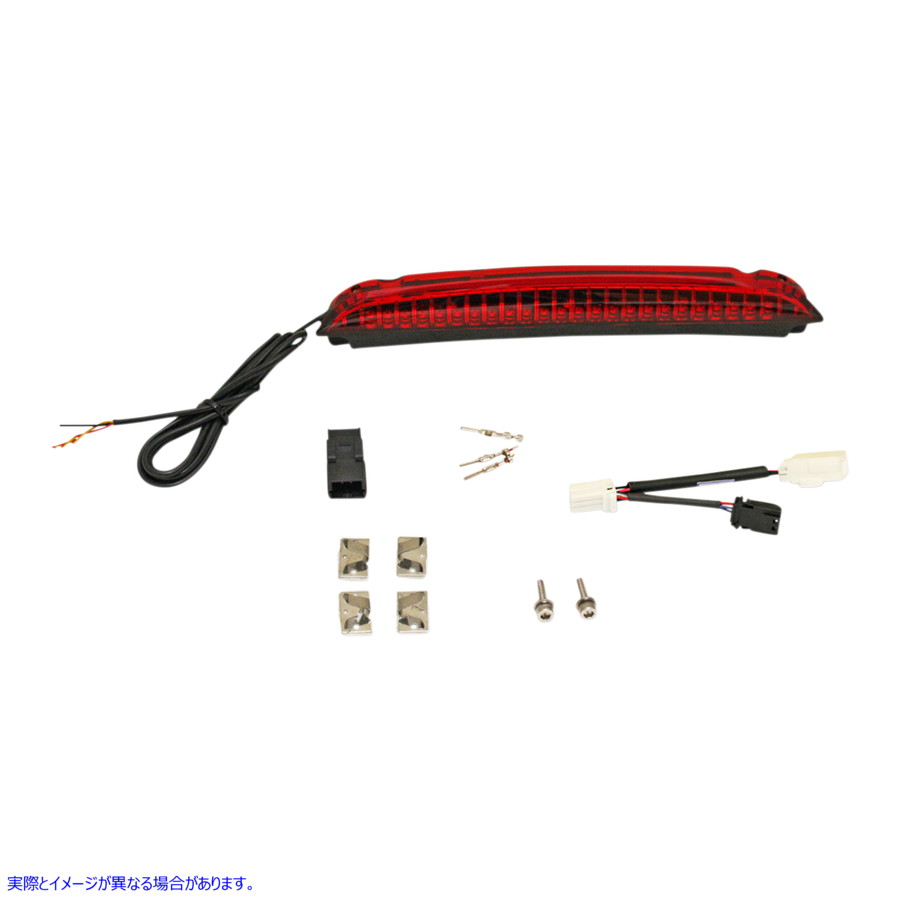 取寄せ デュアル強度の荷物ラックLEDライトバー カスタムダイナミクス Luggage Rack Light - Red CD-LR-03-R 20402307