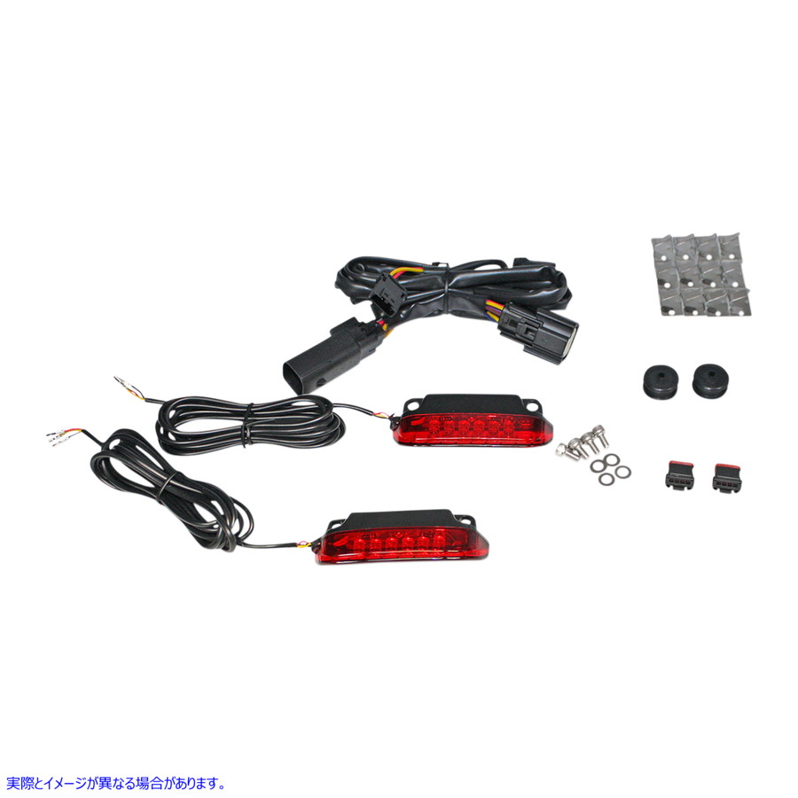 取寄せ 荷物ラックLEDライトバー カスタムダイナミクス Luggage Rack Light Bar - Red CD-LR-07-R 20402339