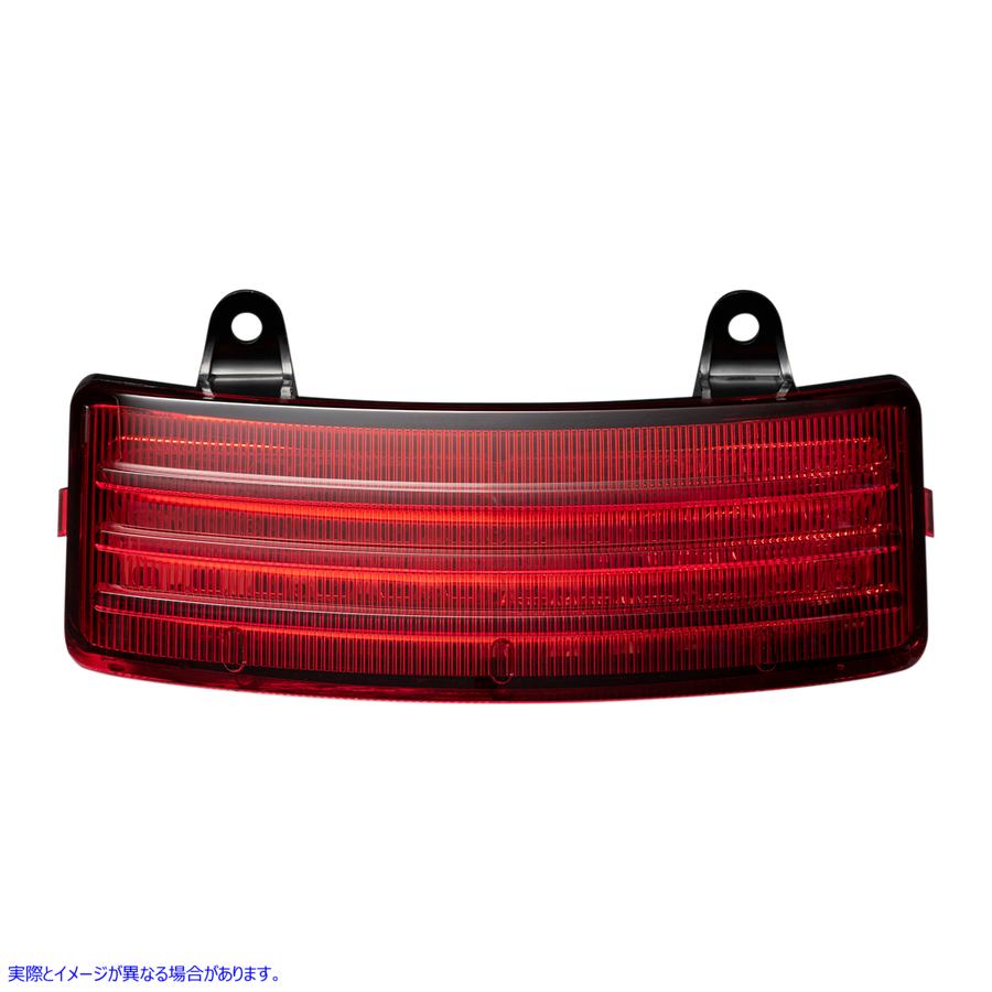 取寄せ LED Tribar Taillight カスタムダイナミクス TriBar LED Light - Red PB-TRI-5-RED 20402349