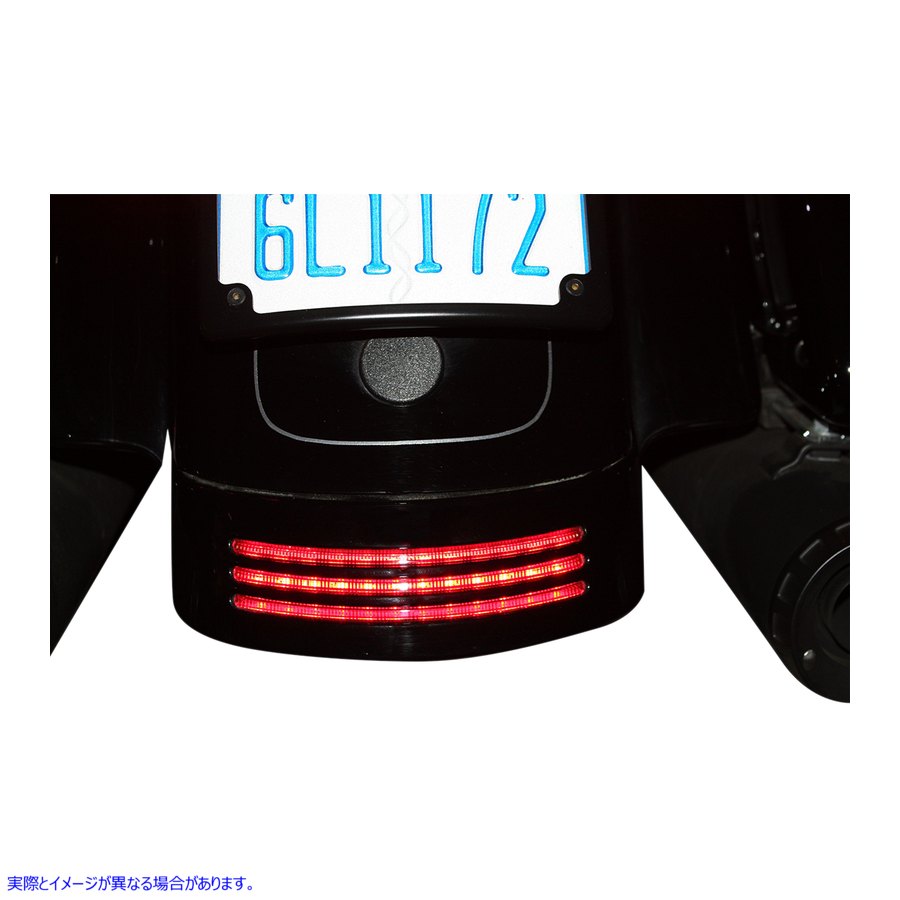 取寄せ LED Tribar Taillight カスタムダイナミクス TriBar LED Light - Smoke PB-TRI-5-SMOKE 20402350
