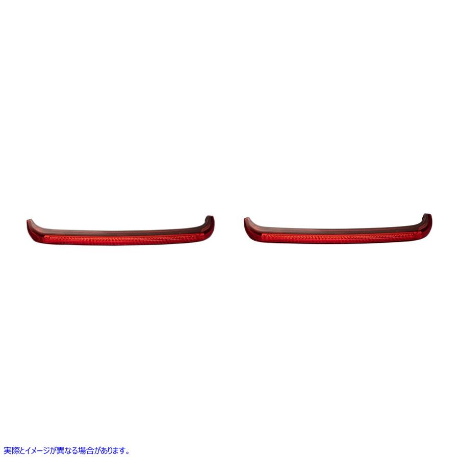 取寄せ LEDロープロファイルBAGZ?アクセントライト カスタムダイナミクス Saddlebag Lights - '97-'13 - Red Lens CD-LP-HD-R 20402359