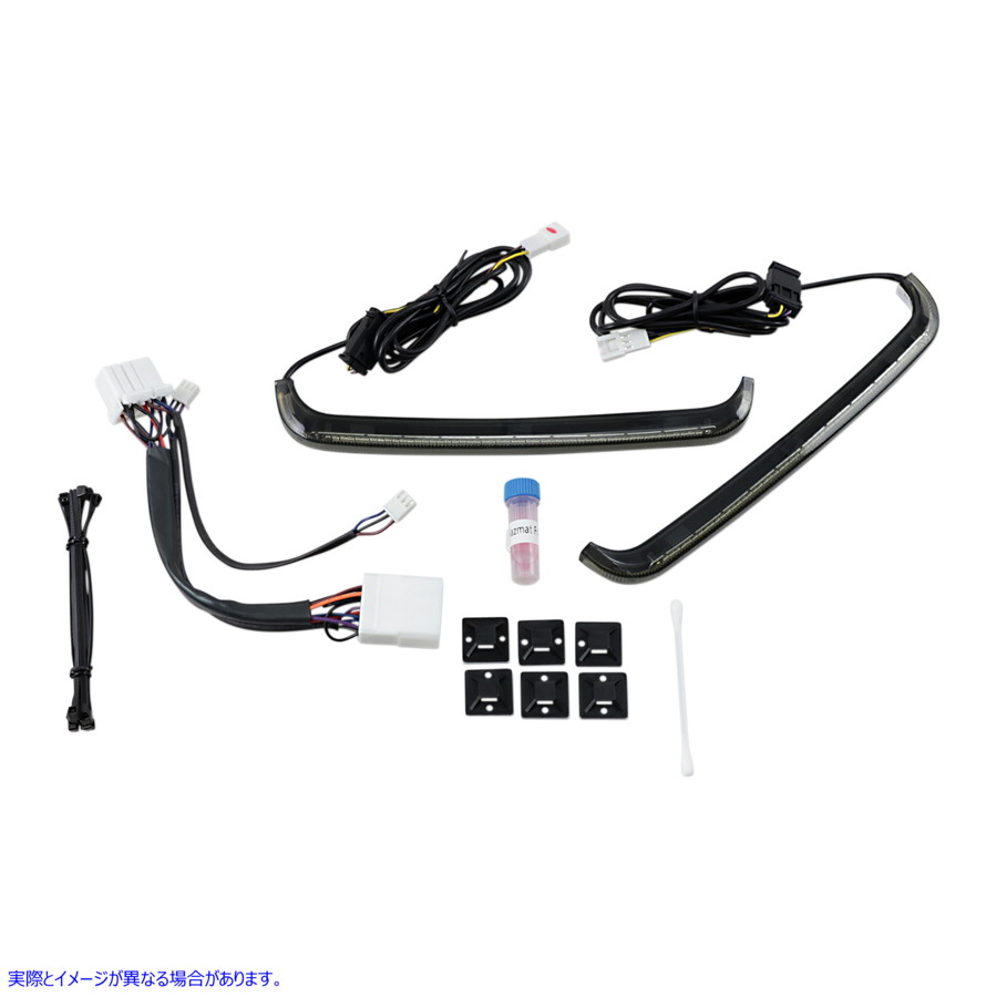 取寄せ LEDロープロファイルBAGZ?アクセントライト カスタムダイナミクス Saddlebag Lights - '97-'13 - Smoke Lens CD-LP-HD-S 20402360