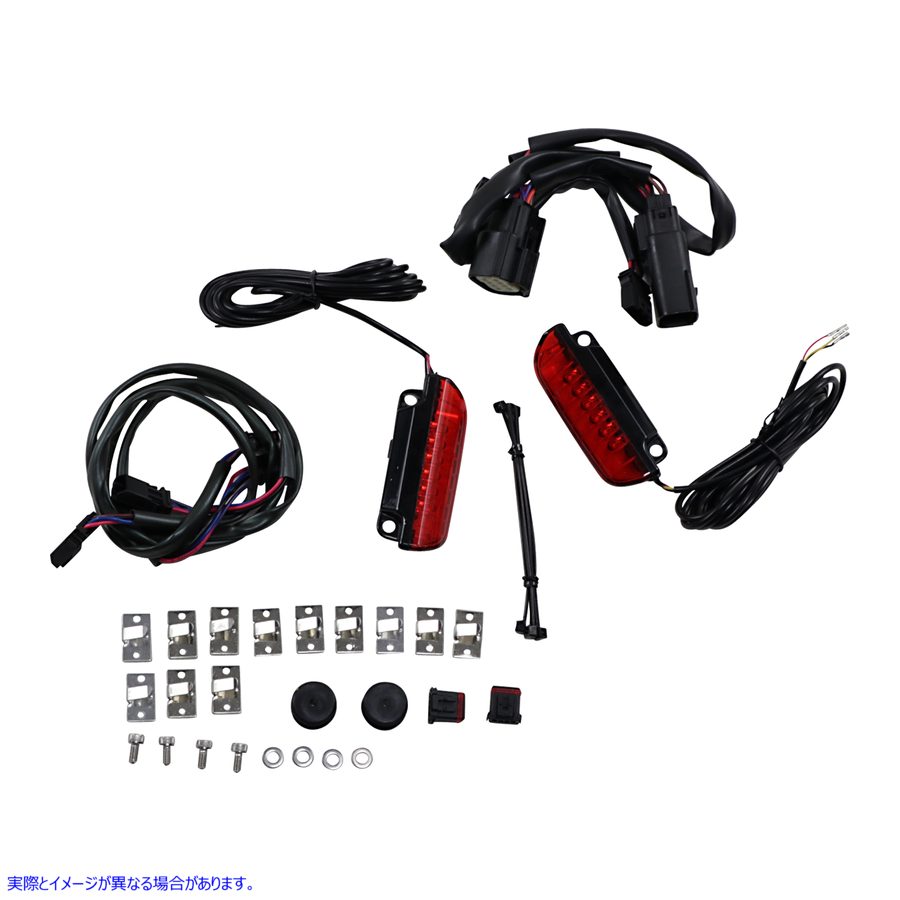 取寄せ 荷物ラックLEDライトバー カスタムダイナミクス Luggage Rack Light Bar - Red CD-LR-11-R 20402473