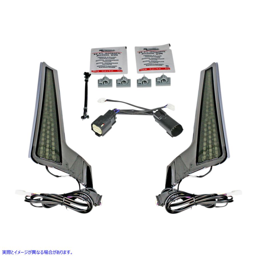 取寄せ フェイシアLEDパネル カスタムダイナミクス Fascia LED Light Panels - Chrome/Smoke CD-FASCIA-BCMSC 20402513