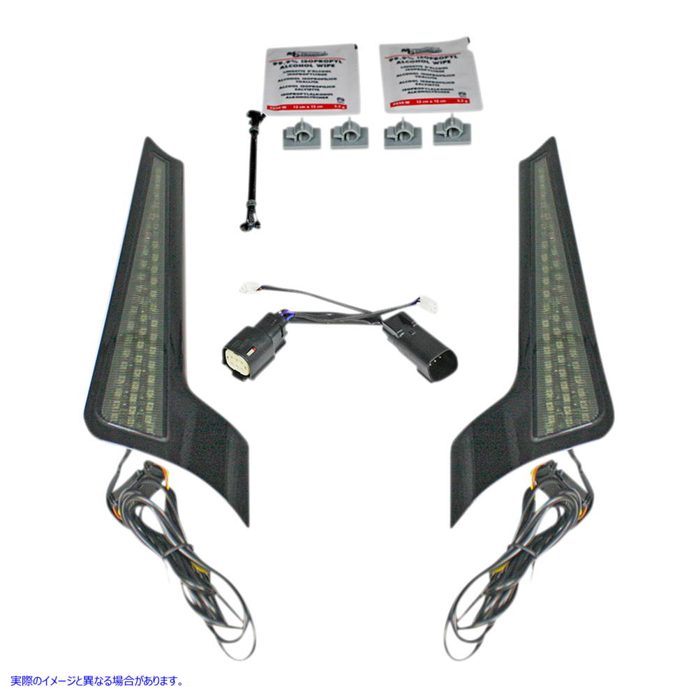 取寄せ フェイシアLEDパネル カスタムダイナミクス Fascia LED Light Panels- '10-'13 - Black/Smoke CD-FASCIA-SS6SB 20402515