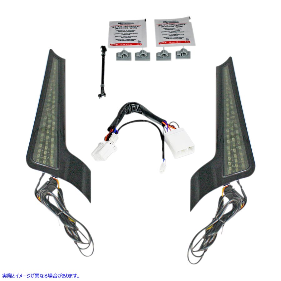 取寄せ フェイシアLEDパネル カスタムダイナミクス Fascia LED Light Panels - Black/Smoke CD-FASCIA-HD-SB 20402519