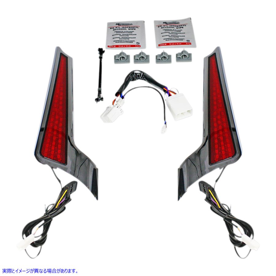取寄せ フェイシアLEDパネル カスタムダイナミクス Fascia LED Light Panels - Chrome/Red CD-FASCIA-HD-RC 20402522