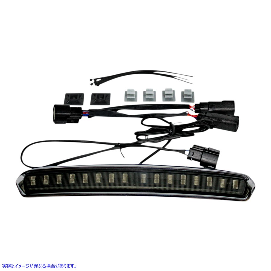 取寄せ ハイマウントツアーパック（HMT）LEDライト カスタムダイナミクス Tour Pack Lid Light - Chrome/Smoke CD-TP-LID-CS 20402525
