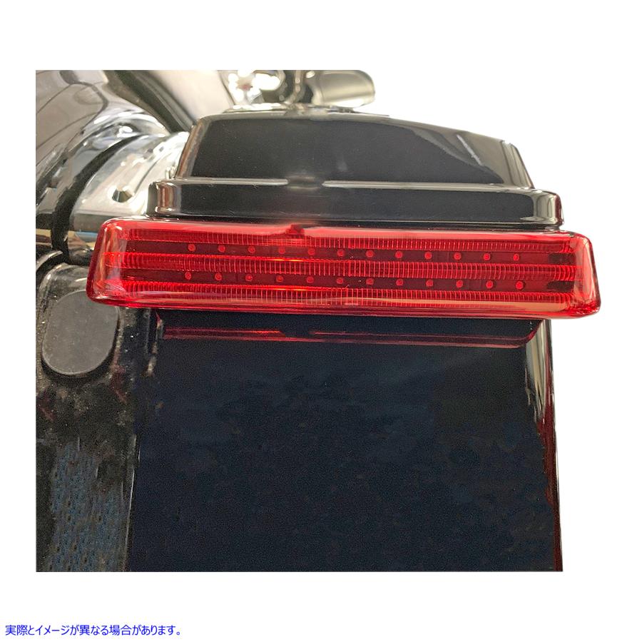 取寄せ LEDシーケンシャル控えめなBAGZ?サドルバッグライト カスタムダイナミクス Saddlebag LED Lights - Sequential - Black/Red PB-SBSEQ-BCM-BR 20402567