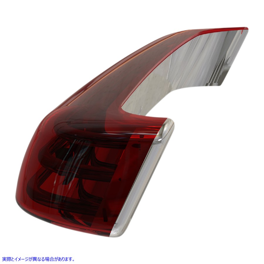 取寄せ LEDシーケンシャル控えめなBAGZ?サドルバッグライト カスタムダイナミクス Saddlebag LED Lights - Sequential - Chrome/Red PB-SBSEQ-BCM-CR 20402569