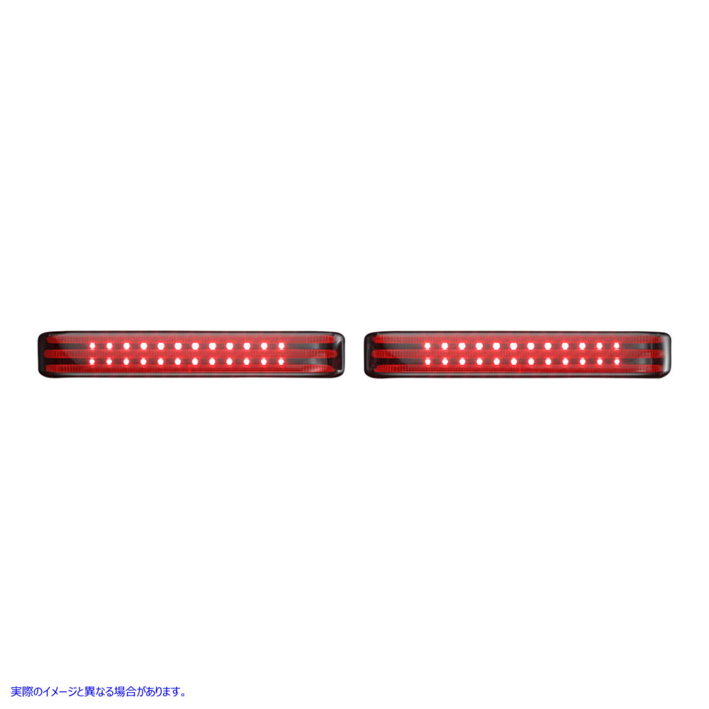 取寄せ LEDシーケンシャル控えめなBAGZ?サドルバッグライト カスタムダイナミクス Saddlebag LED Lights - Sequential - Chrome/Smoke PB-SBSEQ-HD-CS 20402578