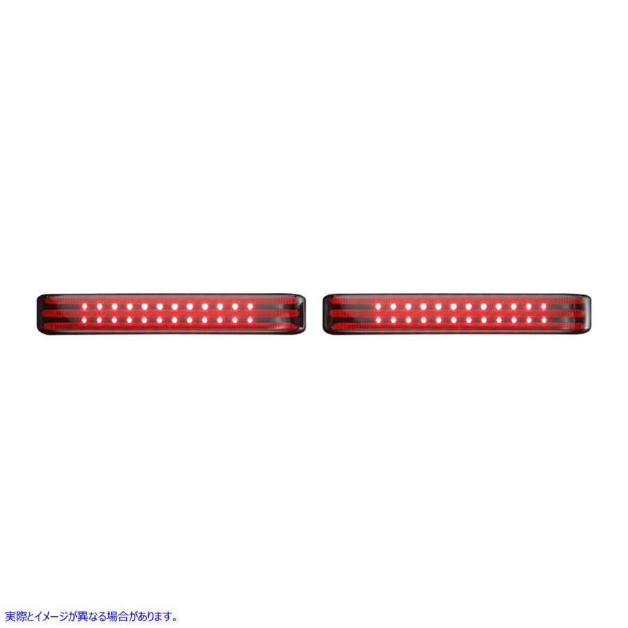 取寄せ LEDシーケンシャル控えめなBAGZ?サドルバッグライト カスタムダイナミクス Saddlebag LED Lights - Sequential - Chrome/Smoke PB-SBSEQ-SS6-CS 20402582
