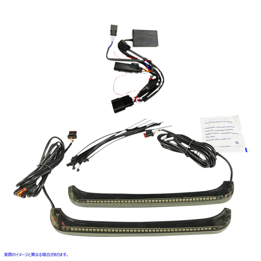 取寄せ LEDロープロファイルBAGZ?アクセントライト カスタムダイナミクス Saddlebag Lights - Smoke Lens CD-LPDC-BCM-S 20402686