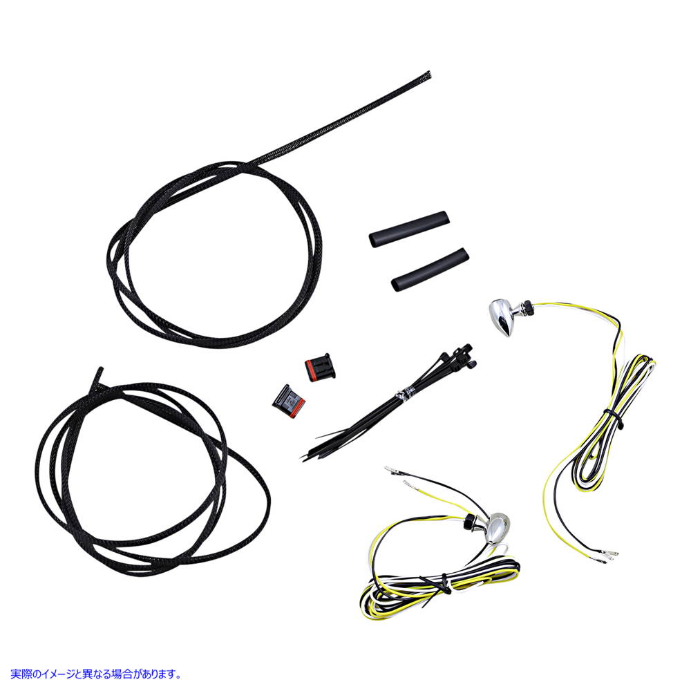 取寄せ マイクロブレットデュアルカラーLEDターンシグナル カスタムダイナミクス Micro Turn Signals - Dual - Amber/White - Chrome CD-MICRO-AW-C 20402708