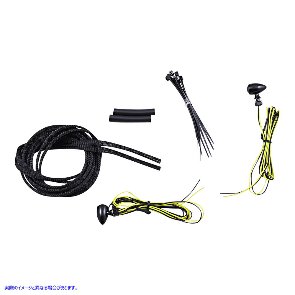 取寄せ マイクロブレットLEDターン信号 カスタムダイナミクス Micro Turn Signals - Amber - Black CD-MICRO-A-B 20402711
