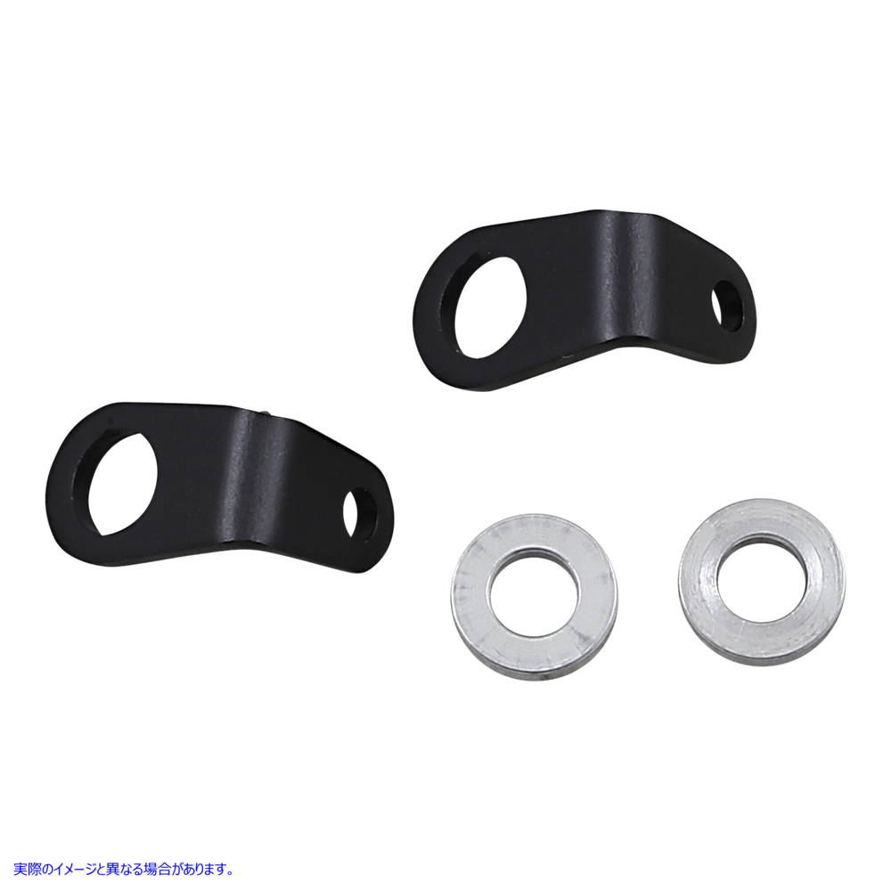 取寄せ マイクロターン信号マウント カスタムダイナミクス Mount - Micro Turn Signal - L-Bracket - Black CD-MICRO-LB 20402715