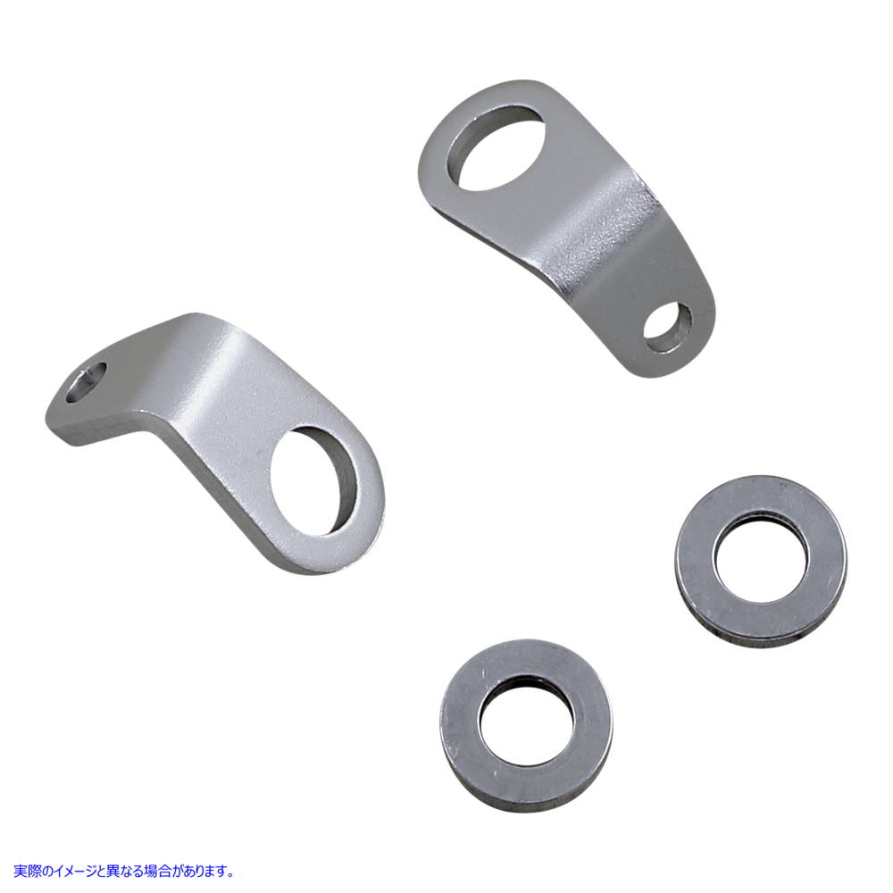 取寄せ マイクロターン信号マウント カスタムダイナミクス Mount - Micro Turn Signal - L-Bracket - Silver CD-MICRO-L 20402716