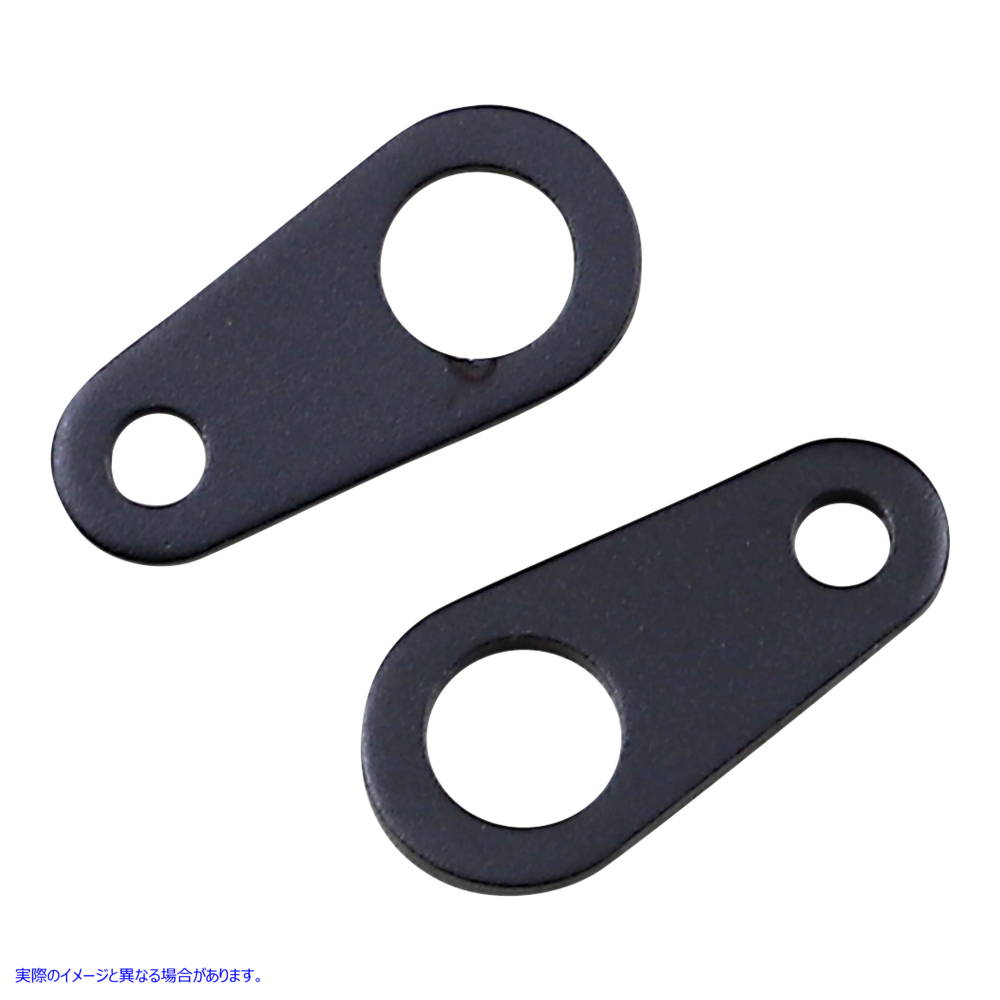 取寄せ マイクロターン信号マウント カスタムダイナミクス Mount - Micro Turn Signal - Straight Bracket - Black CD-MICRO-SB 20402717