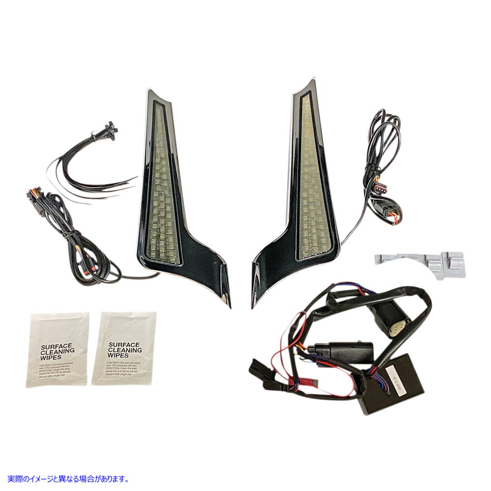 取寄せ デュアルカラーフェイシアLEDパネルライト カスタムダイナミクス Panel Lights - Chrome - Smoke Lens CD-FASCIADCBCMC 20402721