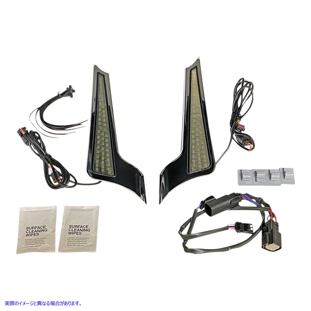 取寄せ デュアルカラーフェイシアLEDパネルライト カスタムダイナミクス Panel Lights - Chrome - Smoke Lens CD-FASCIADCSS6C 20402723